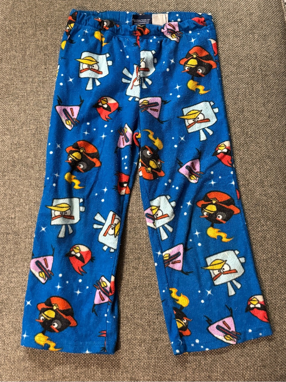 Angry Birds Space Boys Pajama Pants Size Small 6/7